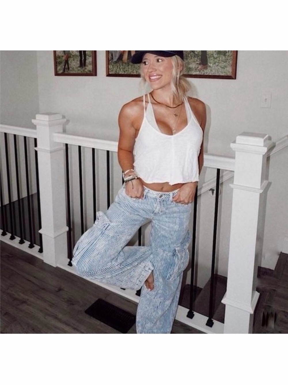 Wild Fable Mid Rise Baggy Cargo Jeans